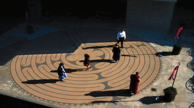 Labyrinth Garden, California Pacific Medical Center. Photo by David Razavi.