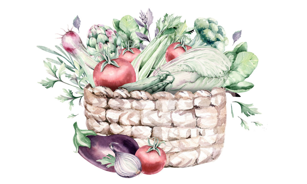 2. lets grow food together basket