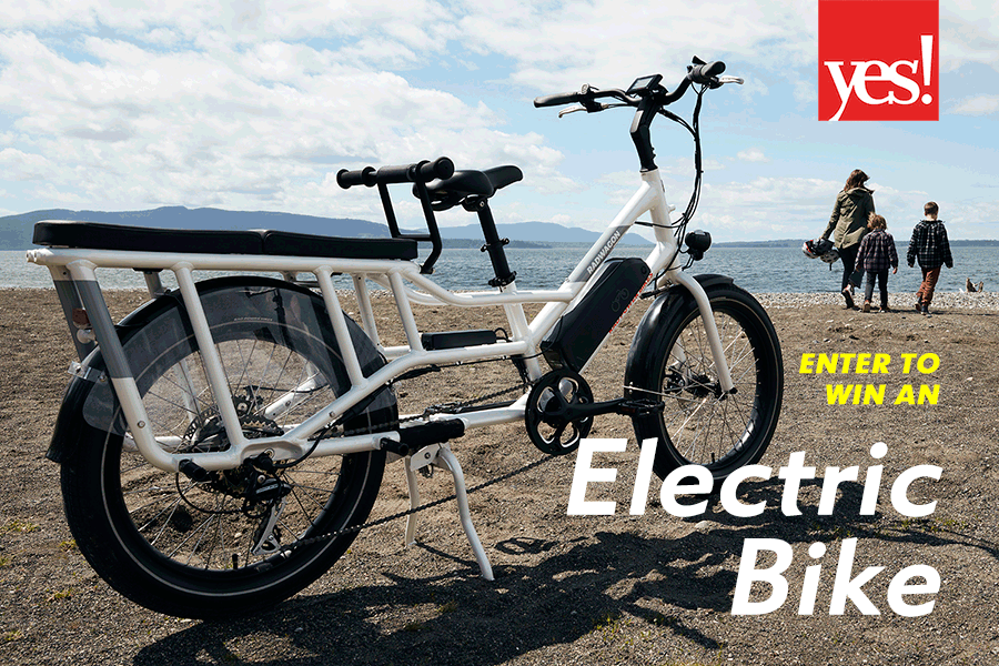 YES! Electric Bike Sweepstakes YES! Magazine Solutions Journalism