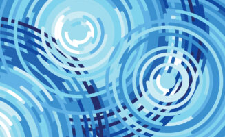 Illustration of water ripples