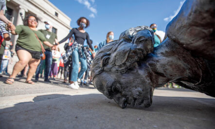 Monumental Shifts Stonebreakers explores what it means to remove statues that honor historic—and ongoing—injustice in the U.S.