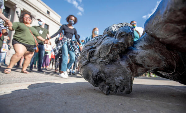 Monumental Shifts Stonebreakers explores what it means to remove statues that honor historic—and ongoing—injustice in the U.S.