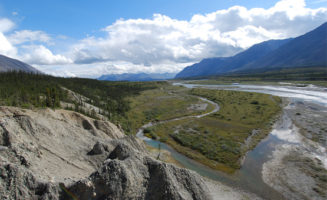 Wind River Valley Corridor in Yellowstone National Park