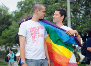 Felipe Matos and husband