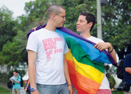 Felipe Matos and husband
