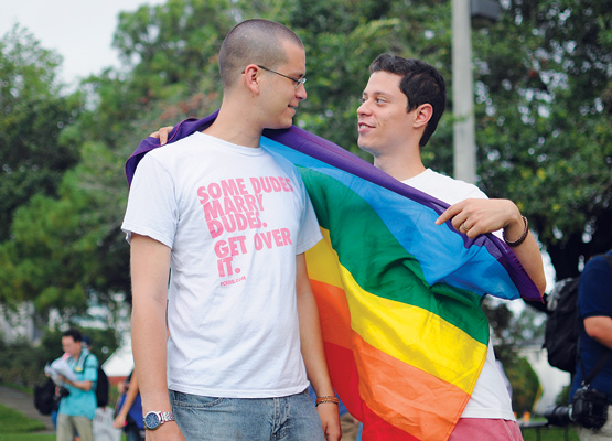 Felipe Matos and husband