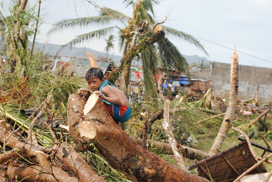 Haiyan Child photo courtesy of EU Humanitarian Aid and Civil Protection