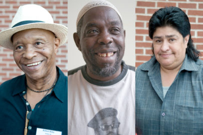 Survivors of solitary confinement. Photos by Terry Foss.