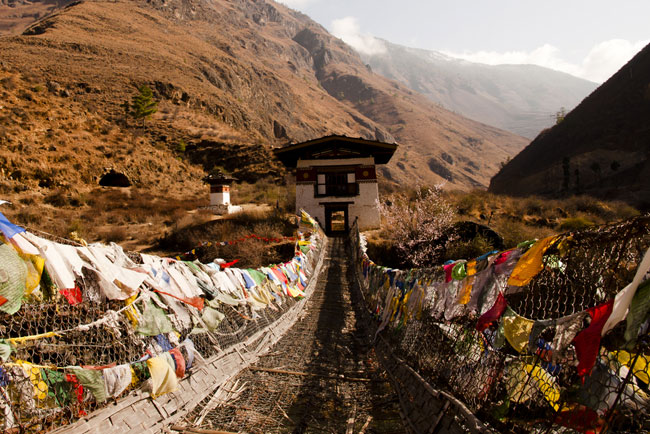 Bhutan bridge photo from Shutterstock