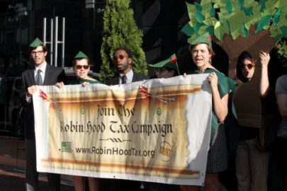 Robin Hood Tax photos courtesy of IPS