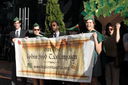 Robin Hood Tax photos courtesy of IPS