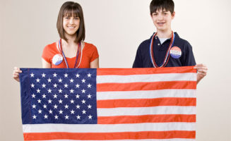 Teen voters by Shutterstock.