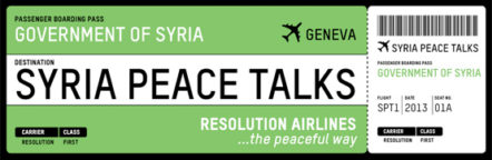 Syria Peace Talks Ticket
