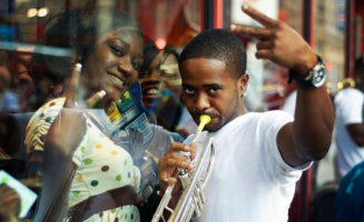 Times Square Musicians photo by Mo Riza