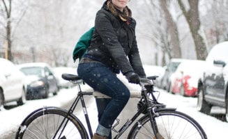 Amanda Winter biking by Martha Williams