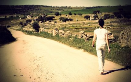Woman Walking by Bueno