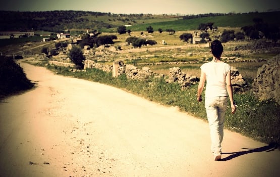 Woman Walking by Bueno