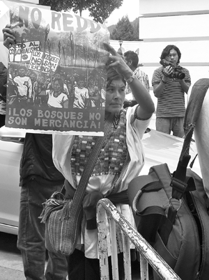 REDD Protester photo by Jeff Conant