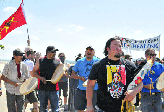 Photo Essay: First Nations Take Their Last March Through Canada’s Dystopian Tar Sands