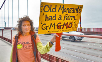 Monsanto sign. Photo by Steve Rhodes.