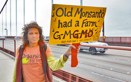 Monsanto sign. Photo by Steve Rhodes.