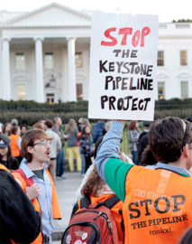 Tar Sands Protest photo courtesy of Tar Sands Action