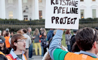 Tar Sands Protest photo courtesy of Tar Sands Action