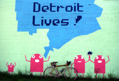 Detroit Lives art by RussTeaches.