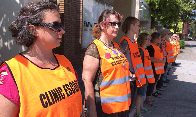 The Volunteers Protecting Kentucky’s Last Abortion Clinic