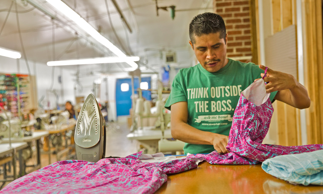 Worker-owner Walter Vicente. Photo by Dana Dillehunt.