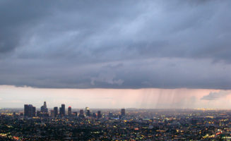 Rain in Los Angeles. Photo by Nathan Gibbs / Flickr.