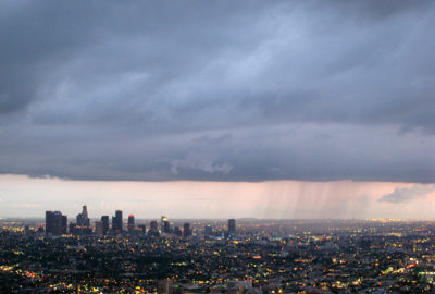 Rain in Los Angeles. Photo by Nathan Gibbs / Flickr.