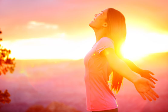 Woman in Field photo from Shutterstock