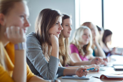 Women on Campus photo from Shutterstock