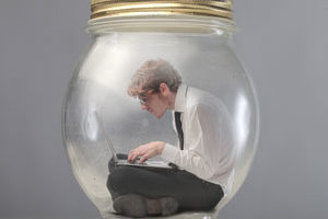 Man in Jar photo by Ollyy/Shutterstock