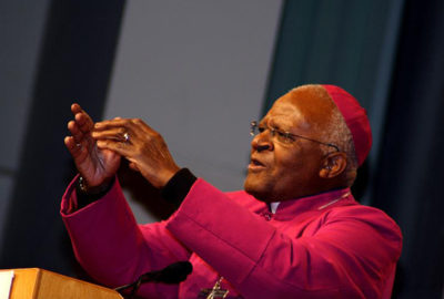 Archbishop Desmond Tutu. Photo by Joshua Wanyama.