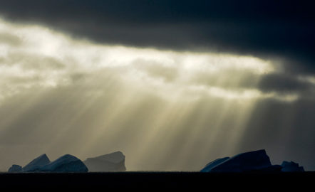 Icebergs near the South Orkney islands. Photo by Grapesmc / Flickr.