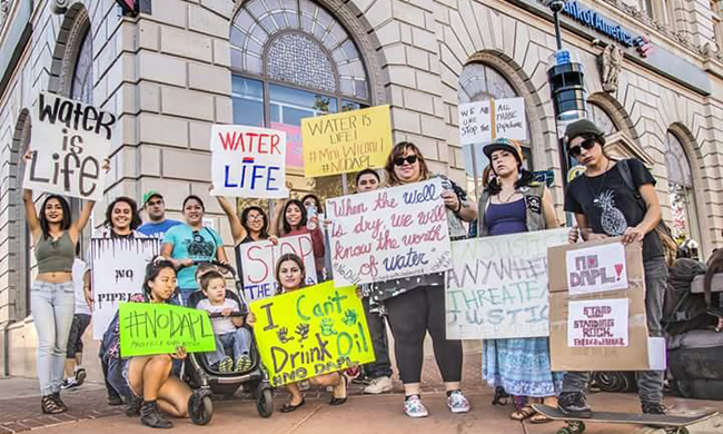 Carah Reed protesters -- primary image