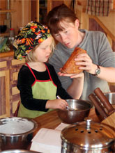 Shannon Hayes at home
