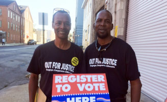 Out for Justice organizers in Baltimore.