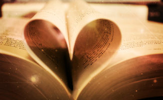 Book heart by Gabriela Pinto.