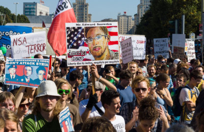 NSA rally in Germany. Photo by Bocman1973.