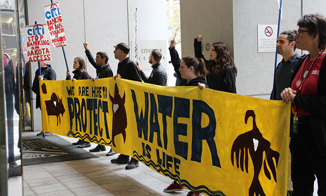 DAPL Bank Protest