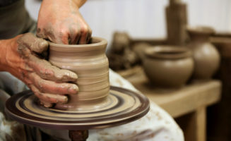 Potter's hands