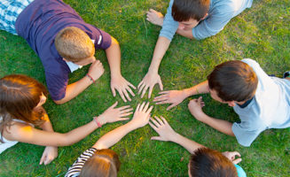 Kids hands