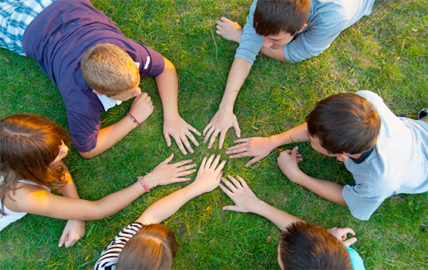 Kids hands