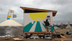 From Across the Country, Gifts of Tiny Houses Arrive for Standing Rock