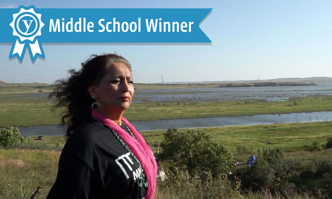 Middle school winner banner