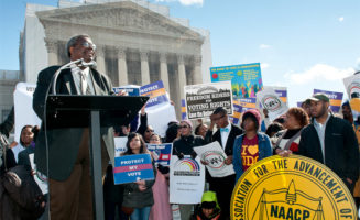 Voting Rights Act rally