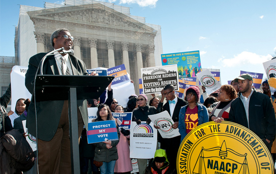 Voting Rights Act rally